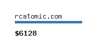 rcatomic.com Website value calculator