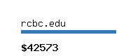 rcbc.edu Website value calculator