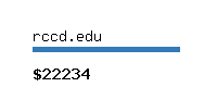 rccd.edu Website value calculator