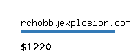 rchobbyexplosion.com Website value calculator