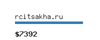 rcitsakha.ru Website value calculator