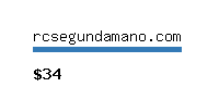 rcsegundamano.com Website value calculator