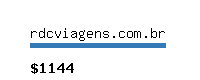 rdcviagens.com.br Website value calculator