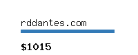 rddantes.com Website value calculator
