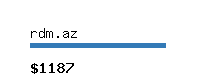rdm.az Website value calculator