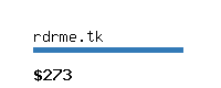 rdrme.tk Website value calculator
