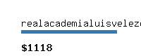 realacademialuisvelezdeguevara.com Website value calculator