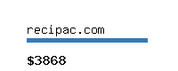 recipac.com Website value calculator