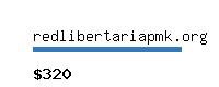 redlibertariapmk.org Website value calculator