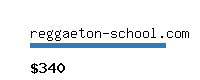 reggaeton-school.com Website value calculator