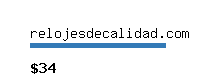 relojesdecalidad.com Website value calculator