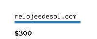 relojesdesol.com Website value calculator