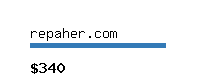 repaher.com Website value calculator