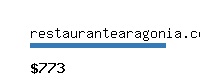 restaurantearagonia.com Website value calculator
