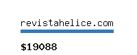 revistahelice.com Website value calculator