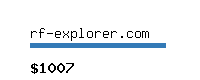 rf-explorer.com Website value calculator