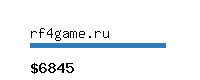 rf4game.ru Website value calculator