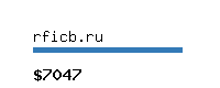 rficb.ru Website value calculator