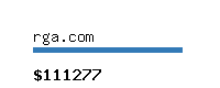 rga.com Website value calculator