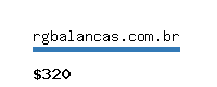 rgbalancas.com.br Website value calculator