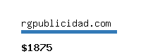 rgpublicidad.com Website value calculator