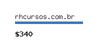 rhcursos.com.br Website value calculator