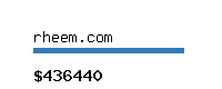 rheem.com Website value calculator