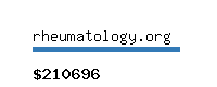 rheumatology.org Website value calculator