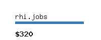 rhi.jobs Website value calculator