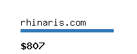 rhinaris.com Website value calculator