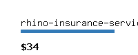 rhino-insurance-services.com Website value calculator