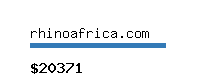 rhinoafrica.com Website value calculator