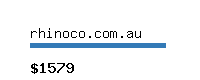 rhinoco.com.au Website value calculator