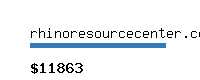 rhinoresourcecenter.com Website value calculator