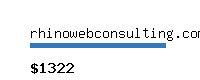 rhinowebconsulting.com Website value calculator