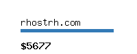 rhostrh.com Website value calculator