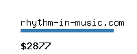 rhythm-in-music.com Website value calculator