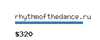 rhythmofthedance.ru Website value calculator