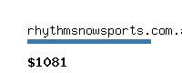 rhythmsnowsports.com.au Website value calculator