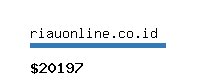 riauonline.co.id Website value calculator