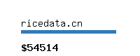 ricedata.cn Website value calculator