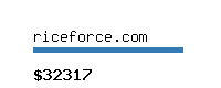 riceforce.com Website value calculator