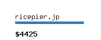 ricepier.jp Website value calculator