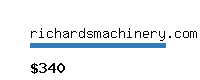 richardsmachinery.com Website value calculator