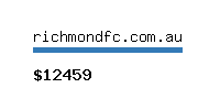 richmondfc.com.au Website value calculator