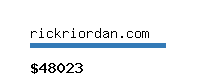 rickriordan.com Website value calculator