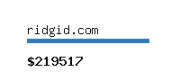 ridgid.com Website value calculator