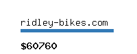 ridley-bikes.com Website value calculator