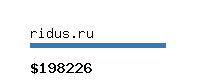 ridus.ru Website value calculator