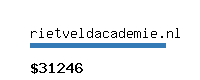 rietveldacademie.nl Website value calculator